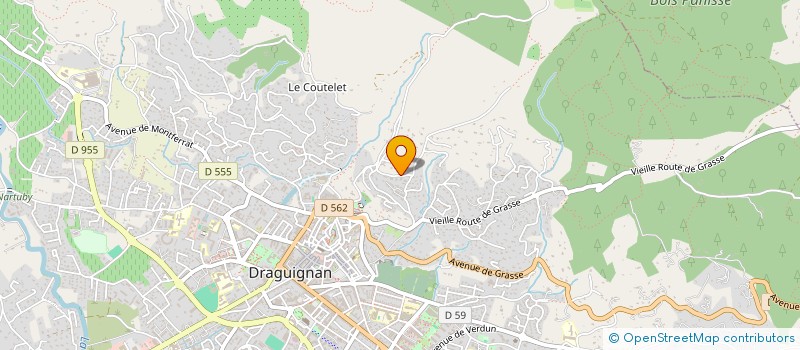localisation de l'entreprise EXHOMEGA  DRAGUIGNAN