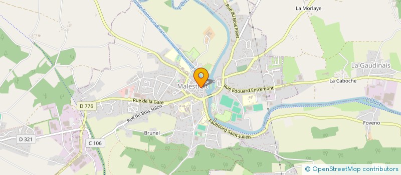 localisation de l'entreprise EXIAL AUDIT à MALESTROIT
