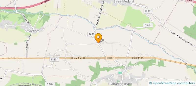 localisation de l'entreprise EXIAL CONSEIL  LABARTHE-INARD