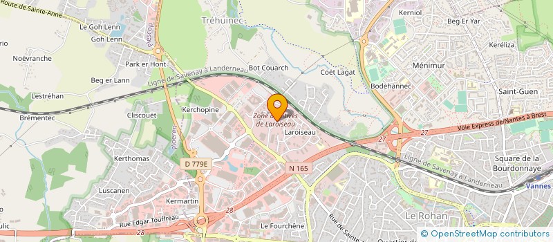 localisation de l'entreprise EXIAL FINANCE à VANNES
