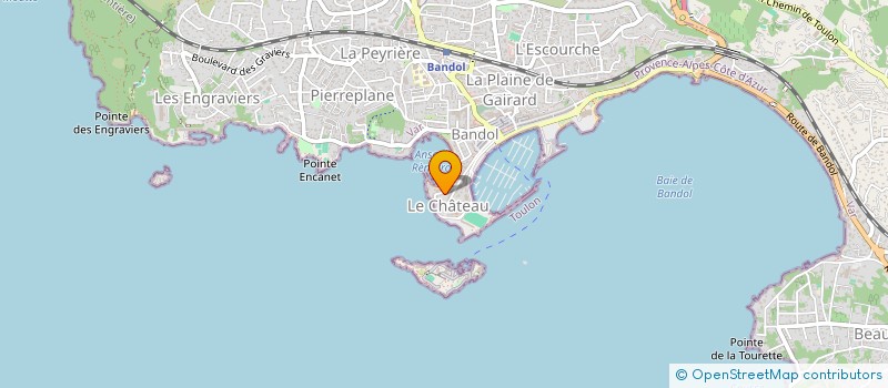 localisation de l'entreprise EXICONE  BANDOL