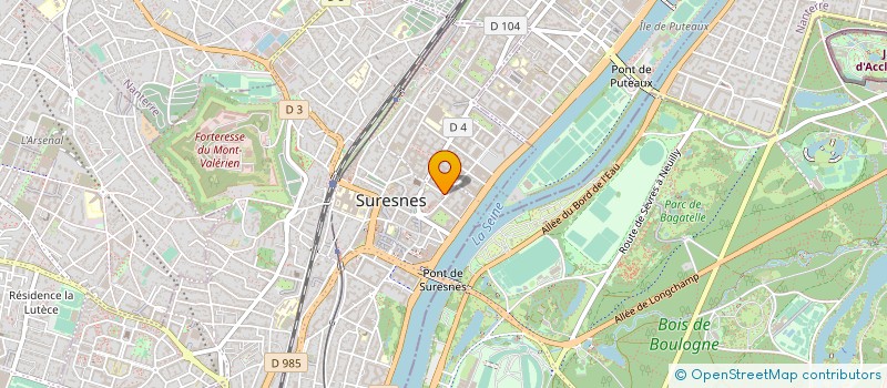 localisation de l'entreprise EXIDE ELECTRONICS à SURESNES