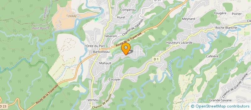 localisation de l'entreprise EXIGEL à PETIT-BOURG