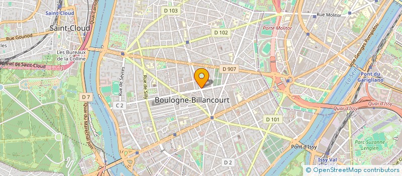 localisation de l'entreprise EXIGENCE à BOULOGNE-BILLANCOURT