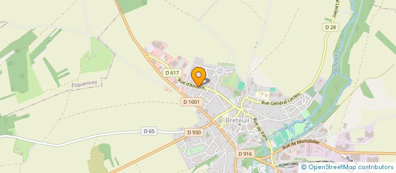 localisation de l'entreprise EXIGENCE CONFORT à BRETEUIL