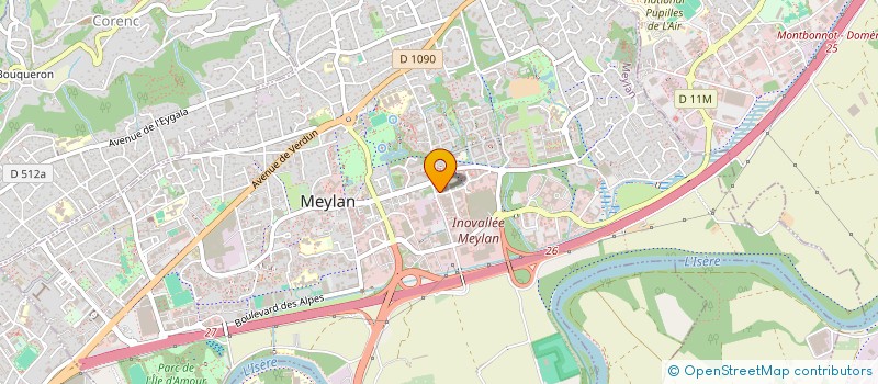 localisation de l'entreprise EXIGENCE RHONE ALPES à MEYLAN