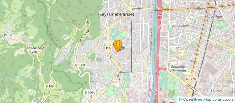 localisation de l'entreprise EXIGO 2 à SEYSSINET-PARISET