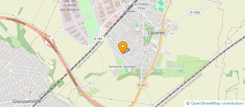 localisation de l'entreprise EXIHAUR  LOUVRES