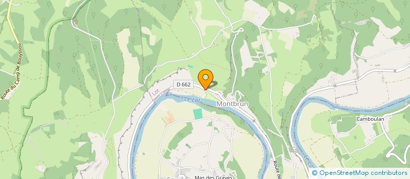 localisation de l'entreprise EXIL  MONTBRUN