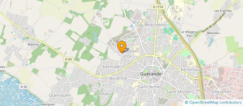 localisation de l'entreprise EXILIO  GUERANDE