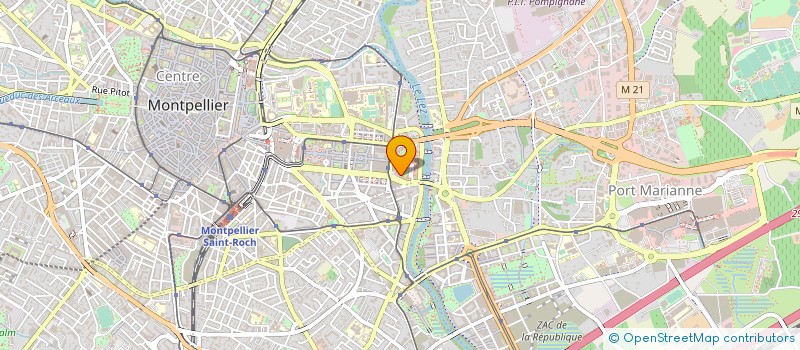 localisation de l'entreprise EXILLIS à MONTPELLIER