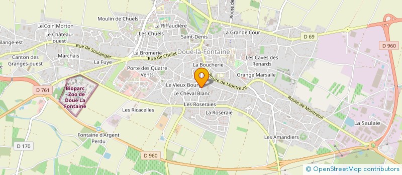 localisation de l'entreprise EXILYON  DOUE-EN-ANJOU