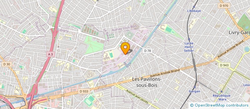 localisation de l'entreprise EXIM  LES PAVILLONS-SOUS-BOIS