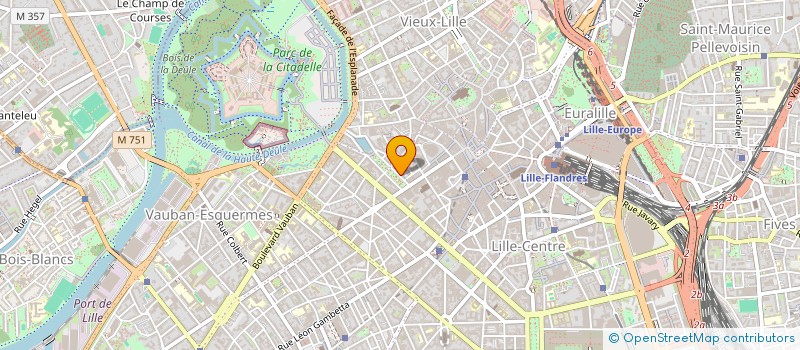localisation de l'entreprise EXIM HOLDING à LILLE