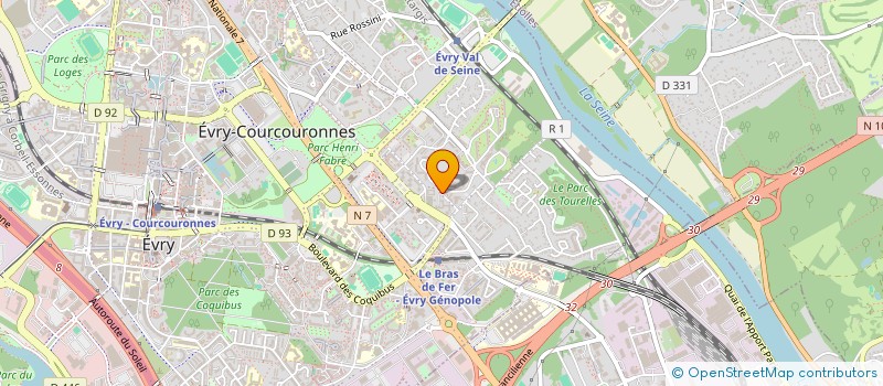 localisation de l'entreprise EXIM TRADE à EVRY-COURCOURONNES