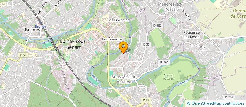 localisation de l'entreprise EXINS à BOUSSY-SAINT-ANTOINE
