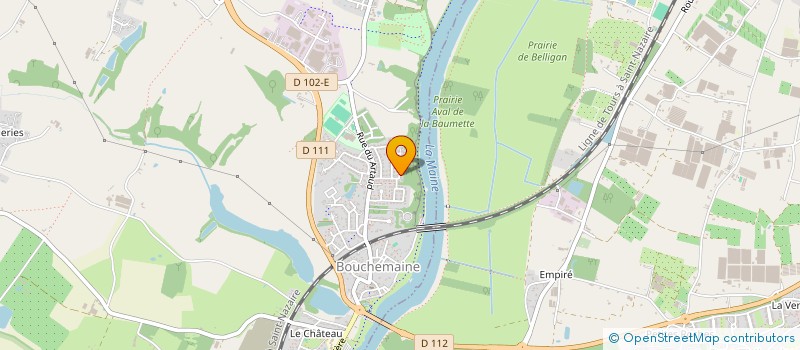 localisation de l'entreprise EXIODEV  BOUCHEMAINE