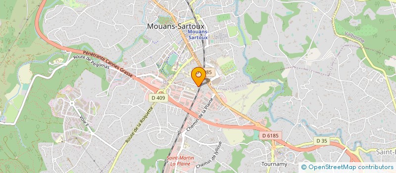 localisation de l'entreprise EXIPNOS à MOUGINS