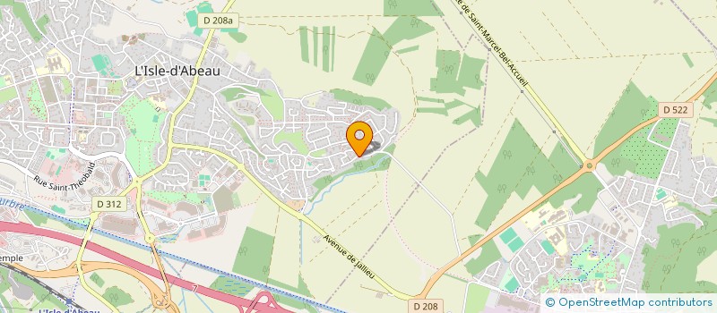 localisation de l'entreprise EXISTE EN CIEL  L'ISLE-D'ABEAU