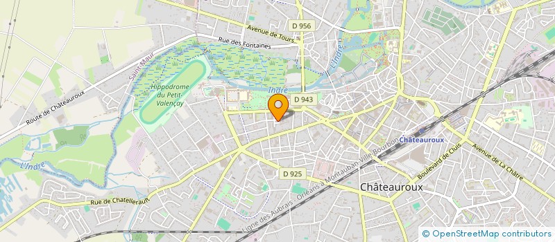 localisation de l'entreprise EXISTENCE à CHATEAUROUX