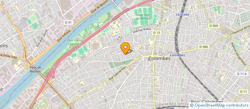 localisation de l'entreprise EXISTENCE  COLOMBES