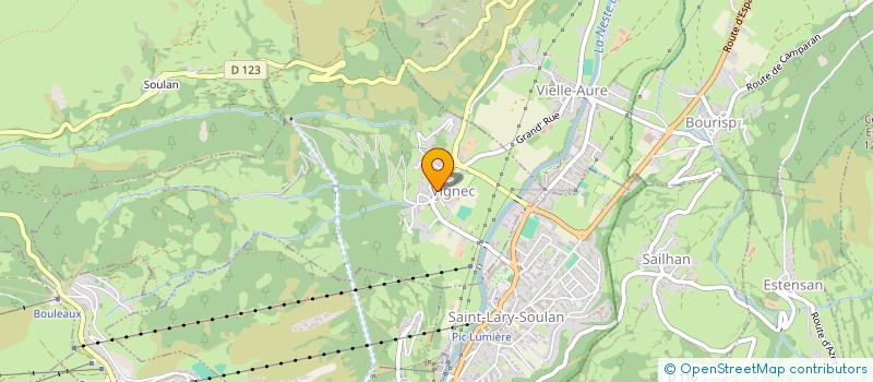 localisation de l'entreprise EXISTENCIEL  BAZUS-AURE