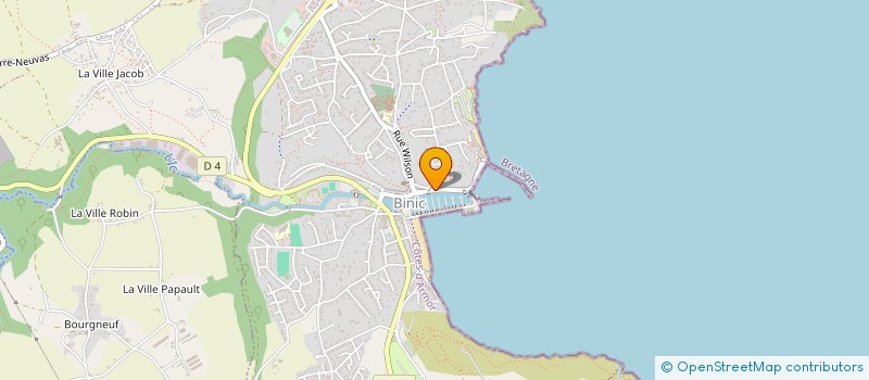localisation de l'entreprise EXISTENTIA à BINIC-ETABLES-SUR-MER