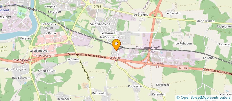 localisation de l'entreprise EXIT à KERVIGNAC