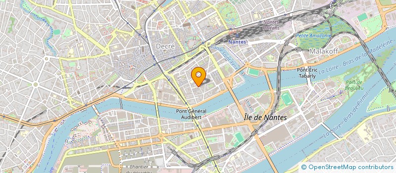 localisation de l'entreprise EXIT ENERGIE à NANTES