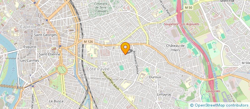 localisation de l'entreprise EXIT ZERO  TOULOUSE