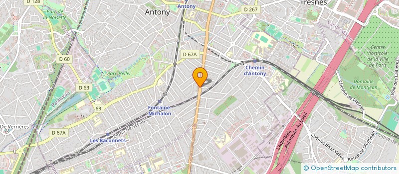 localisation de l'entreprise EXITECS HOLDING à ANTONY