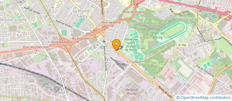 localisation de l'entreprise EXITIA PROPRETE  VENISSIEUX