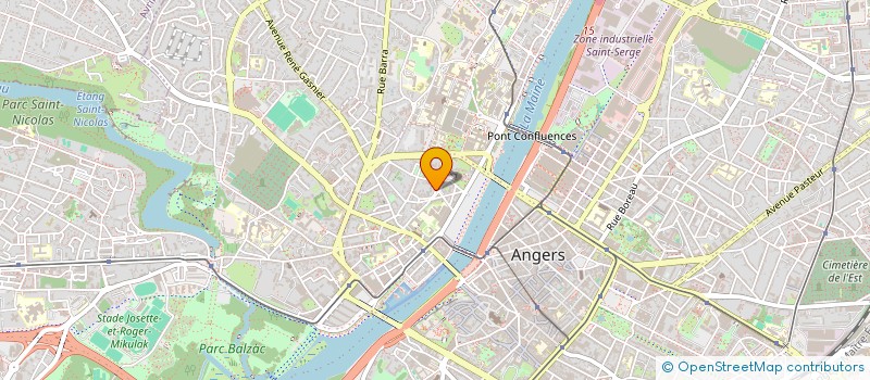 localisation de l'entreprise EXITUS à ANGERS