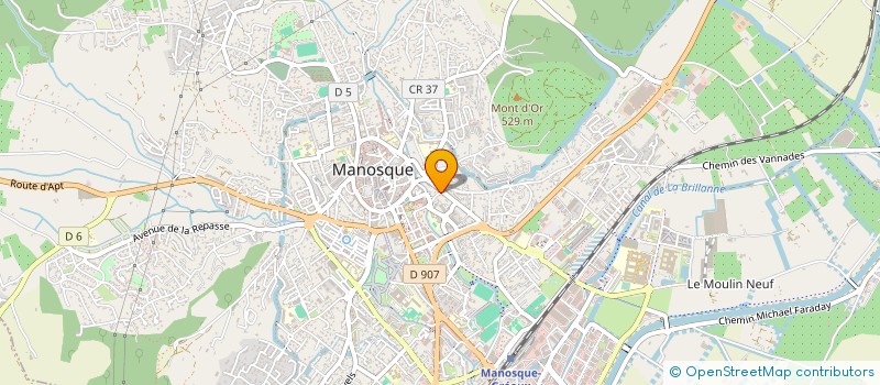 localisation de l'entreprise EXK à MANOSQUE