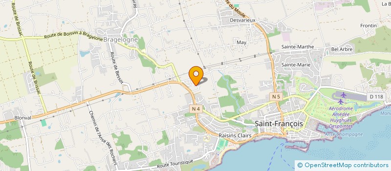 localisation de l'entreprise EXKI FOOD à SAINT-FRANCOIS