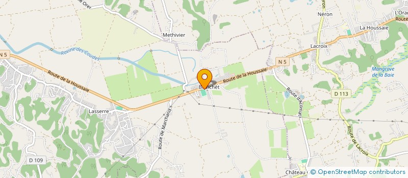 localisation de l'entreprise EXL BTP  LES ABYMES