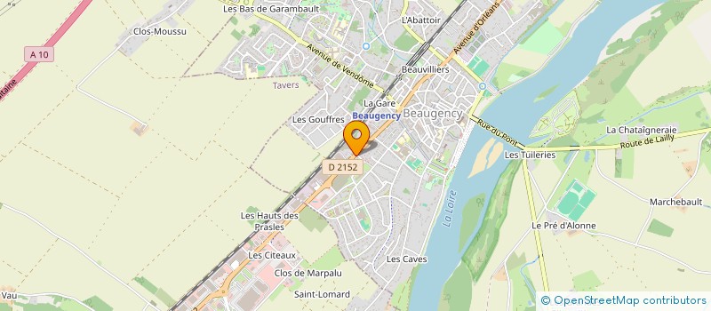 localisation de l'entreprise EXLUSIVE AUTO 45 à BEAUGENCY