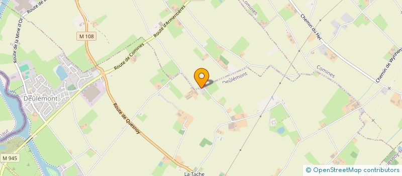 localisation de l'entreprise EXM  DEULEMONT