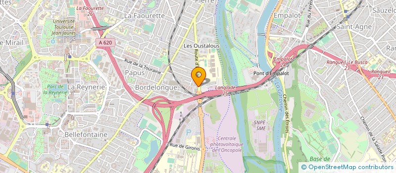 localisation de l'entreprise EXM COMPANY à TOULOUSE