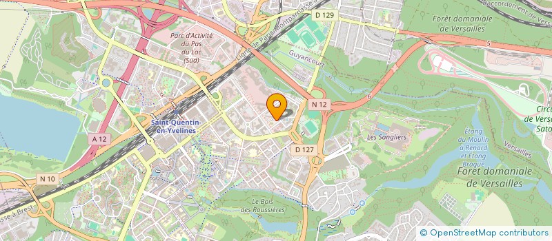 localisation de l'entreprise EXM IMMOBILIER  GUYANCOURT