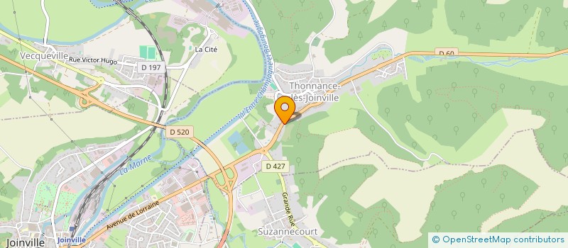 localisation de l'entreprise EXMA à THONNANCE-LES-JOINVILLE