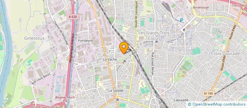 localisation de l'entreprise EXMYF à TOULOUSE