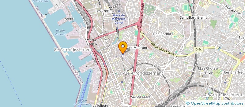 localisation de l'entreprise EXO 13 à MARSEILLE