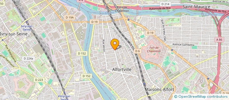 localisation de l'entreprise EXO 2003 à ALFORTVILLE
