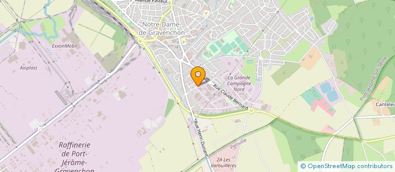 localisation de l'entreprise EXO à PORT-JEROME-SUR-SEINE