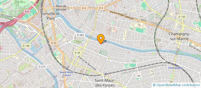 localisation de l'entreprise EXO 7 à SAINT-MAUR-DES-FOSSES