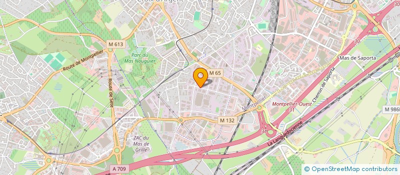 localisation de l'entreprise EXO 7 à MONTPELLIER
