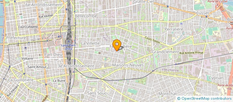 localisation de l'entreprise EXO 7 DISTRIBUTION  LYON 3EME