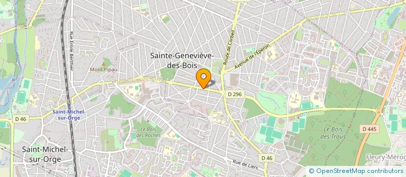 localisation de l'entreprise EXO 91 à SAINTE-GENEVIEVE-DES-BOIS