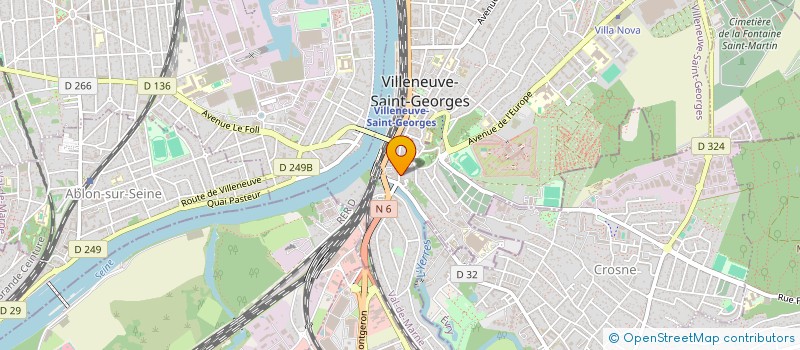 localisation de l'entreprise EXO AFRIQUE DISTRIBUTION à VILLENEUVE-SAINT-GEORGES